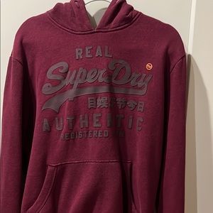 Super dry, size Lg hoodie